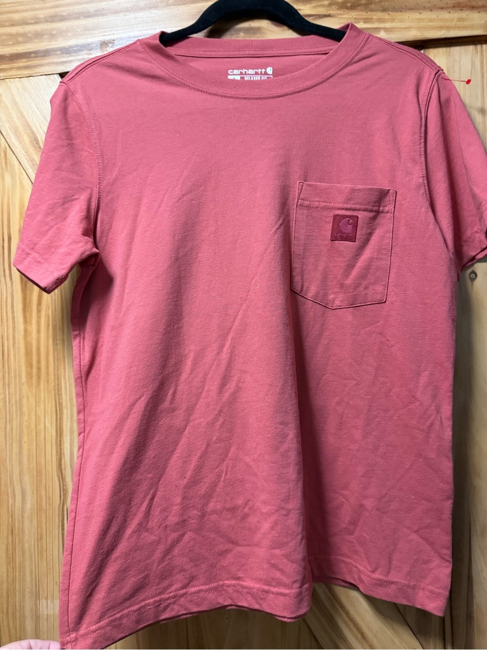 Carhartt Men's Short-Sleeve Pocket Tee in Rose